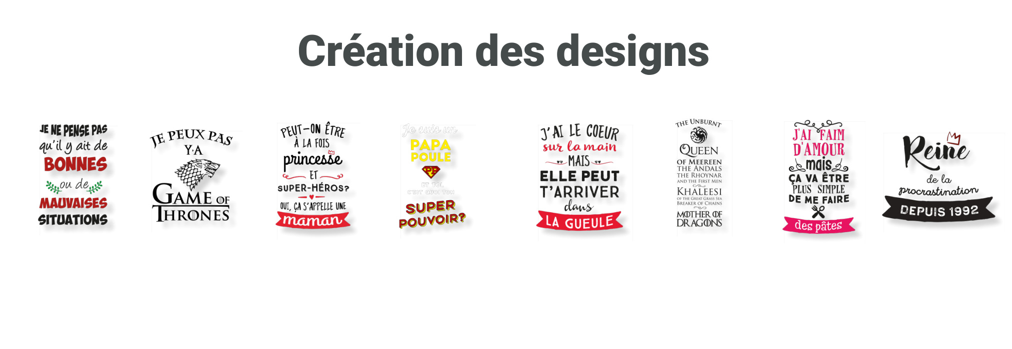 Designs textiles pour Wooop