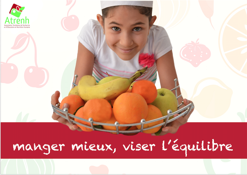 Affiche Manger mieux, viser l’équilibre destinée aux enfants