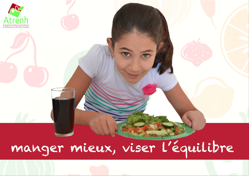 Seconde affiche de la campagne sur l’équilibre alimentaire